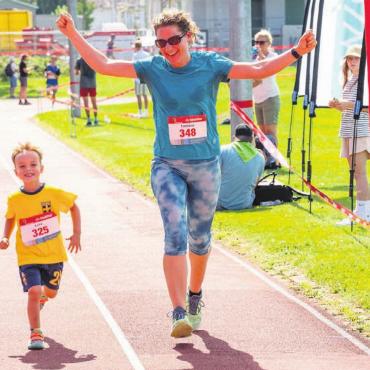 Cooler und hitziger Lauf - Ein Anlass für Gross und Klein. Bilder: Stefan Hotz