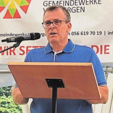 Weiteren Meilenstein gesetzt - Geschäftsleiter Martin Hössli schaute auf die geschichtliche Entwicklung zurück.