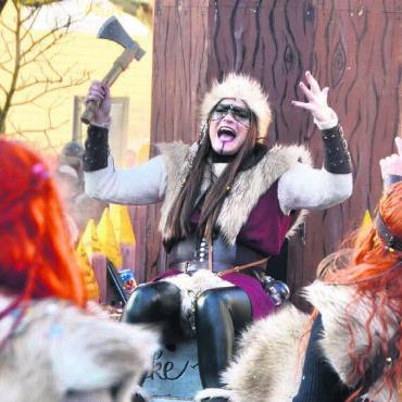 «So viele so tolle Momente» - Wie eine Szene aus einem Fantasyfilm: Die Challierinnen haben für ihr Sujet grossen Aufwand betrieben.