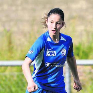Die leise Leaderin - Die Freiämterin Lynn Häring beim FC Luzern. Bild: Freshfocus