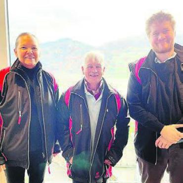 Bremgarten in Morgarten - Sieger bei Einzelschützen (v.l.) Linda Schnider, Peter Glaus und Patrik Hausherr.