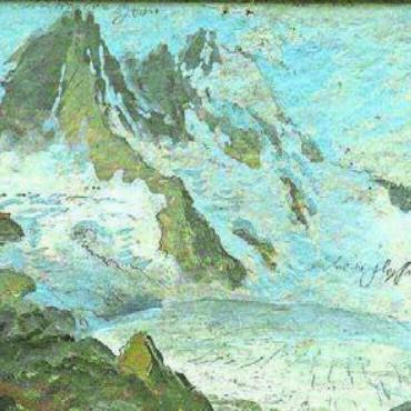 Spektakulärer Neuzugang - Zwölf Ölskizzen und ein Leinwandbild sind neu im Museum Caspar Wolf zu sehen. Bild: zg