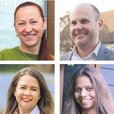 Ganz viel Kontinuität - Ganz viel Spannung gibt es in Niederwil: Für die Ämter der zwei zurücktretenden Gemeinderäte interessieren sich gleich vier Neue: Cécile Künzli (links oben), Manuel Stoop, Nina Haas (links unten) und Colleen Furrer.