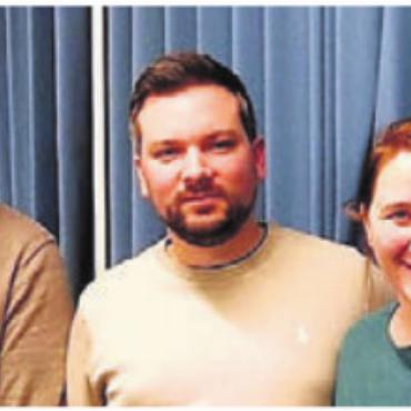 Nächste Generation am Ruder - Der neue Vorstand, von links: Damian Furrer, Benjamin Schaffner, Präsident Claas Vetter, Daniela Farrér und Philipp Roth. Bild: zg