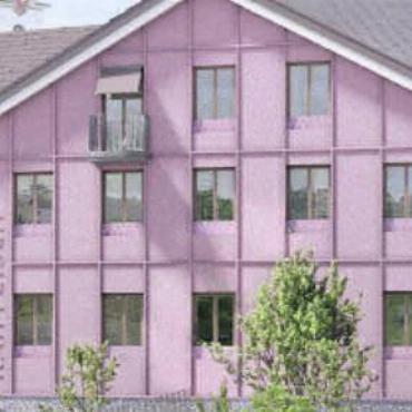 Investition in die Region - So soll der Neubau des Hauptsitzes in Oberlunkhofen künftig aussehen. Visualisierung: zg