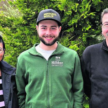 Ob OK-Präsident, Bauchef oder als Präsidentin des Vereins: Die Familie Hilfiker packt am Motocross Wohlen tatkräftig an. Von links: Gisela, Mathias und Ueli.