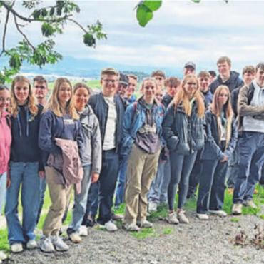 Gelebte Gemeinschaft - Gruppenbild der jungen Wallfahrerinnen und -fahrer. Bild: zg