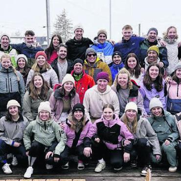 Gruppenbild der Merenschwander Turnerinnen und Turner. Bild: zg