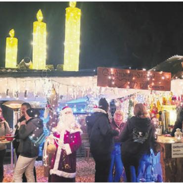 Glühweinstand im Quartier geöffnet