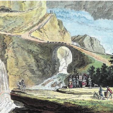 Auf Spurensuche - Grand Théâtre, Detailansicht, Caspar Wolf. Bild: zg