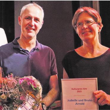 Kulturpreis für Kinomacher - Bruno und Jsabelle Arnold erhielten den Kulturpreis. Bilder: ci
