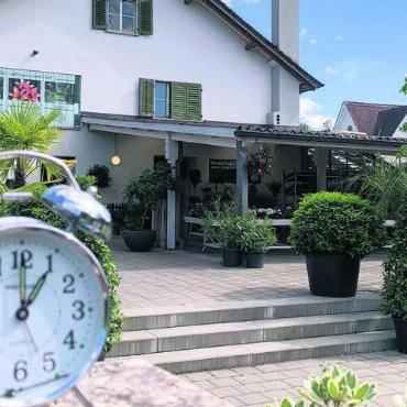 Anschlusslösungen gefunden - Die Zeit läuft langsam ab: Das Blumengeschäft Emil Huber AG wird am 27. September geschlossen. Bild: ola