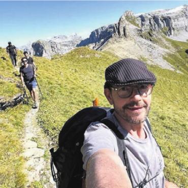 Wie auf einer tollen Wanderung - Mit Musikern in den Bergen unterwegs zu sein: Das mag Stephan Diethelm. Bild: zg