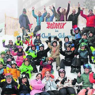 Winterabenteuer für junge Helden - Gute Laune im Challerer Ski- und Snowboardlager. Bild: zg