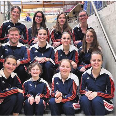 Viele SM-Quali‘s geschafft - Der Trampolin-Club Waltenschwil in Grenchen. Bild: zg