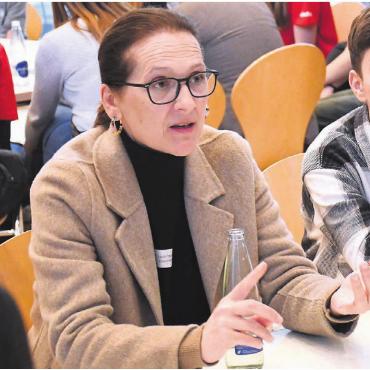Fast alle streben Sitzgewinn an - SP-Präsidentin Laura Pascolin will mit ihrer Partei eine kraftvolle Stimme sein.