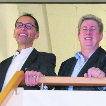 Sicher und strategisch auf Kurs - Roger Hatzi (Mitglied der Bankleitung bis 31. Januar), Sandra Riner (neue Leiterin Vertrieb und Mitglied der Bankleitung) und Marc Jordan (Vorsitzender der Bankleitung), von links. Bild: zg