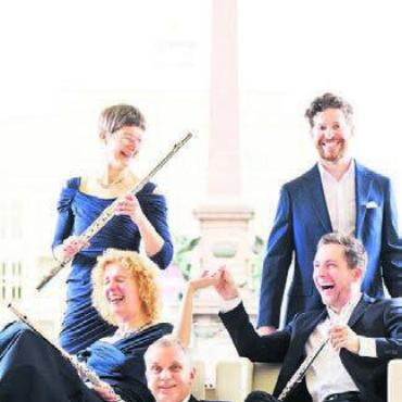 Besuch aus Leipzig - Das Flötenquintett «Quintessenz» aus Leipzig kommt in die Alte Kirche Boswil. Bild: zg