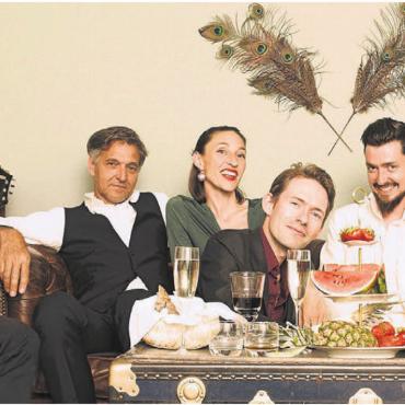 Unterhaltung mit Charme - «Sugar and the Josephines» spielen die richtige Musik, um dem grauen Novemberblues zu entfliehen. Bild: zg