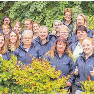 Abseits des Alltags - Das Team der Spitex Muri und Umgebung feierte mit den Klientinnen und Klienten. Bild: zg