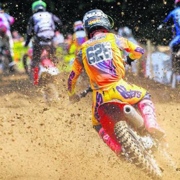 Und Tschüss. Das Motocross Muri verabschiedet sich – bis zum nächsten Jahr. Bild: Simon Huwiler