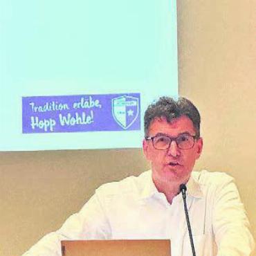 Schuldenberg fast weg - Gute News bereit: André Richner, Liquidator der FC Wohlen AG.