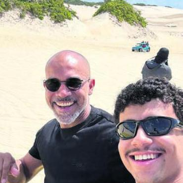 Der Jüngste ist unscheinbar stark - Im Urlaub ist Piu nicht der Trainer, sondern der Vater. Bild: zg