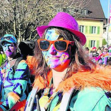 Märchenhaft in die fünfte Jahreszeit - Auch die Guggenmusik Stiefeliryter aus Muri war dabei.