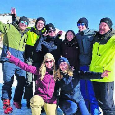 Müde Beine und schöne Erinnerungen - Das Skiweekend war für die Teilnehmenden ein voller Erfolg. Bild: zg