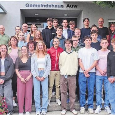 Jungbürgerfeier in Auw