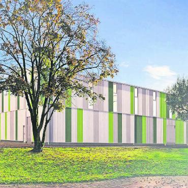 Fast 600 000 Franken mehr - Bei der Projektdetailplanung für die provisorische Trainingshalle wurden zusätzliche Kostenfaktoren festgestellt. Visualisierung: Archiv