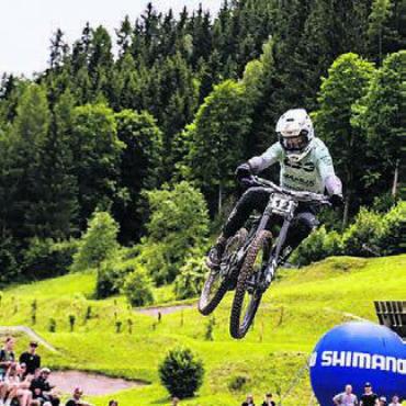 Erstes Weltcup-Podium - Wusste am Weltcup in Österreich zu überzeugen: Mike Huter. Bild: Sebastian Sternemann