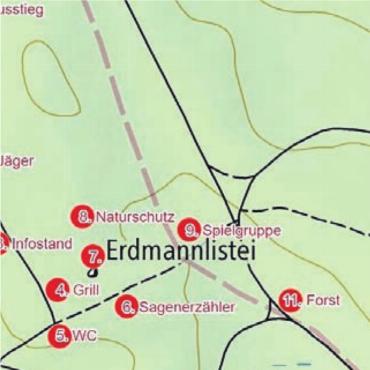 «Ein Tag für alle» - Die Situation beim Erdmannlistein. Bild: pd