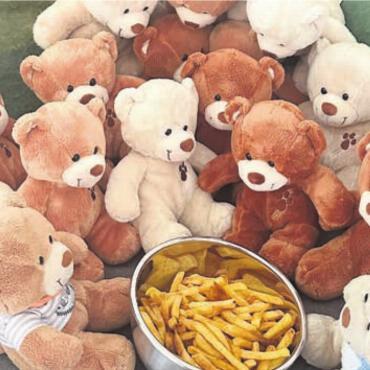 Ein Freiämter Bär für die Welt - Die Bärry-Bär-Familie wächst: Es gibt immer mehr Bären, immer mehr Bilder, immer mehr Follower. Bild: zg