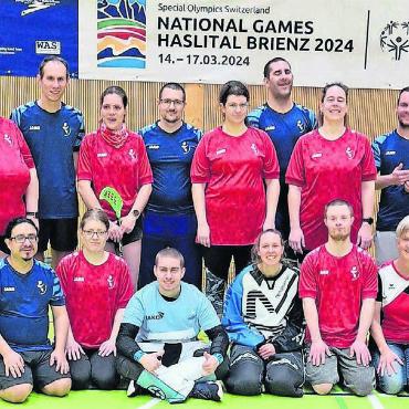 Überwältigende Emotionen - Das gesamte Team des Behindertensportclubs Wohlen-Lenzburg erlebte an den National Winter Games stimmungsvolle Tage. Bilder: pd