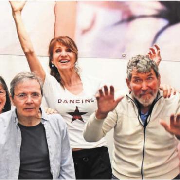 Gemeinsamkeit motiviert - Gemeinsam wird gegen die Krankheit gekämpft (v. l.): Roland Schneider, Angelina Joho, Edi Joho, Mariella Farré, Otto Meier, Angela Huwiler und Heidi Hasler. Bilder: Monica Rast
