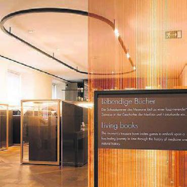 Einblick in Medizinhistorie - Das Museum enthält Sammlungen von Büchern und Dokumenten. Bild: zg