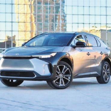 Der Vollelektro bZ4X von Toyota.