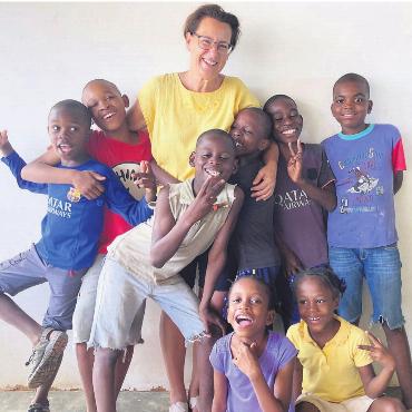 Haiti ist ganz tief im Herzen - Präsidentin Miranda Bammert bei ihrer letzten Reise nach Haiti – schon bald ist die nächste geplant. Bild: zg
