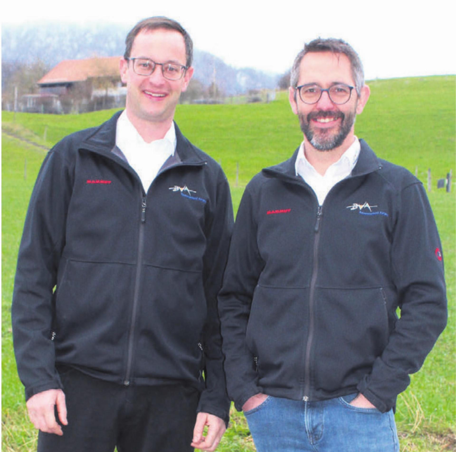 Christoph Hagenbuch (links), Präsident des Bauernverbands Aargau, verliert im Herbst seinen Geschäftsführer Ralf Bucher, der zum nationalen Verband wechselt. Bild: zg - Das Bild wird blockiert. – Möglicherweise durch einen aktiven Adblocker.