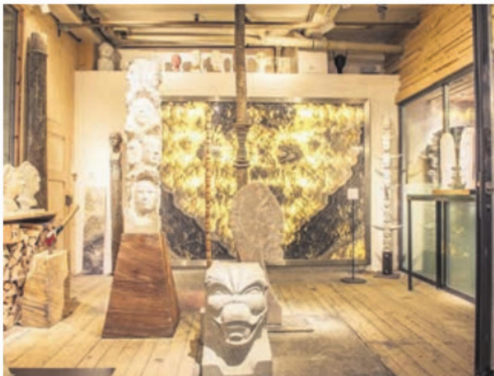 Den Weg der Steine im Atelier von Rafael Häfliger kennenlernen. Bild: pd - Das Bild wird blockiert. – Möglicherweise durch einen aktiven Adblocker.