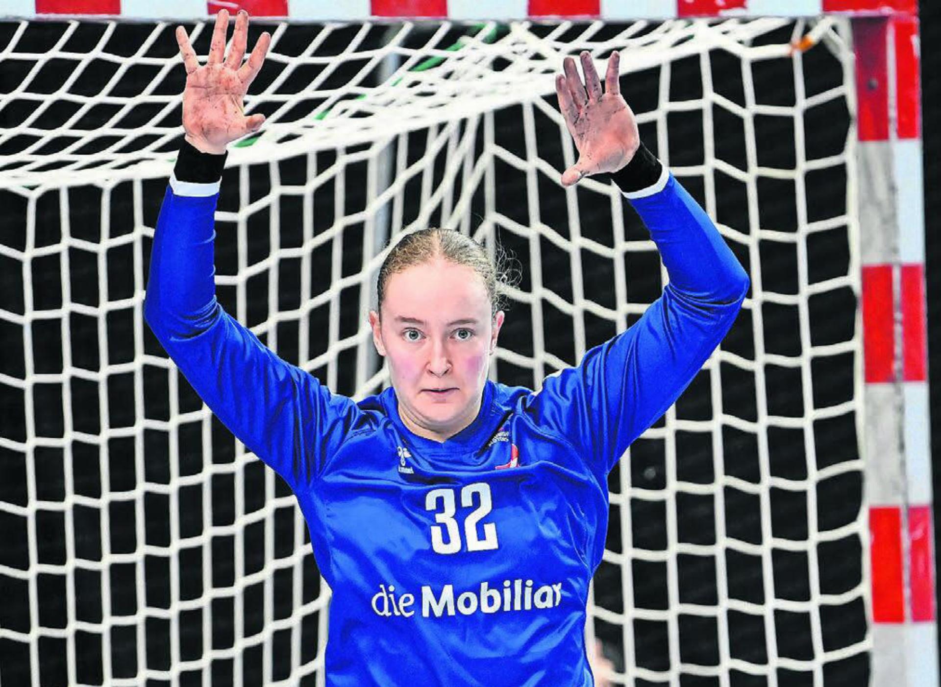 Seraina Kuratli hat gegen den Iran in der zweiten Halbzeit ihr Tor zugenagelt und nur zwei Gegentreffer kassiert. Bild: awa - Das Bild wird blockiert. – Möglicherweise durch einen aktiven Adblocker.