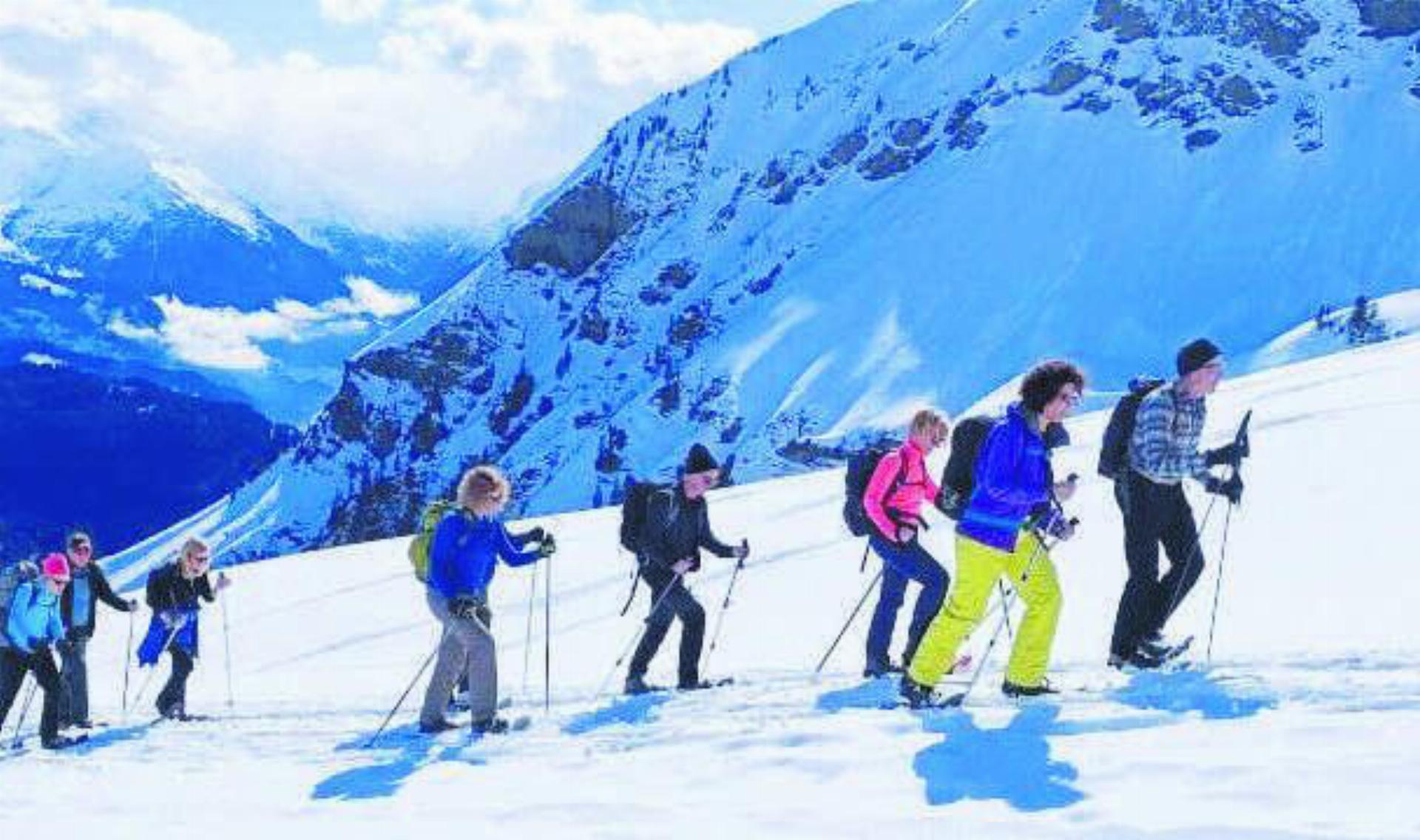 Die Tourengänger aus Zufikon genossen einen herrlichen Tag im Schnee. Bild: zg