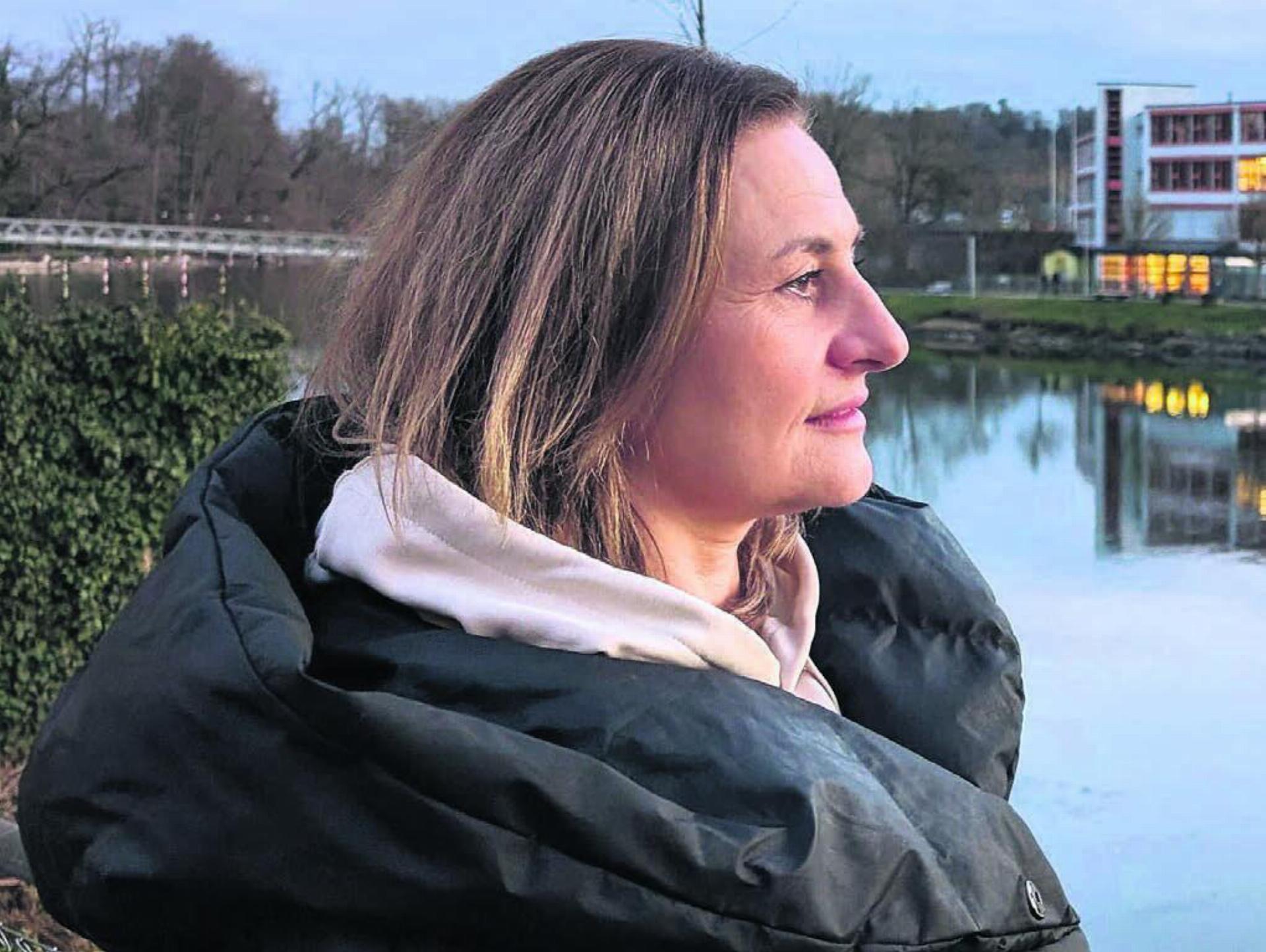 Am Bremgarter Reussufer fand Myroslava Tomashivska schon oft Trost, Inspiration und neuen Optimismus. Bild: Marco Huwyler