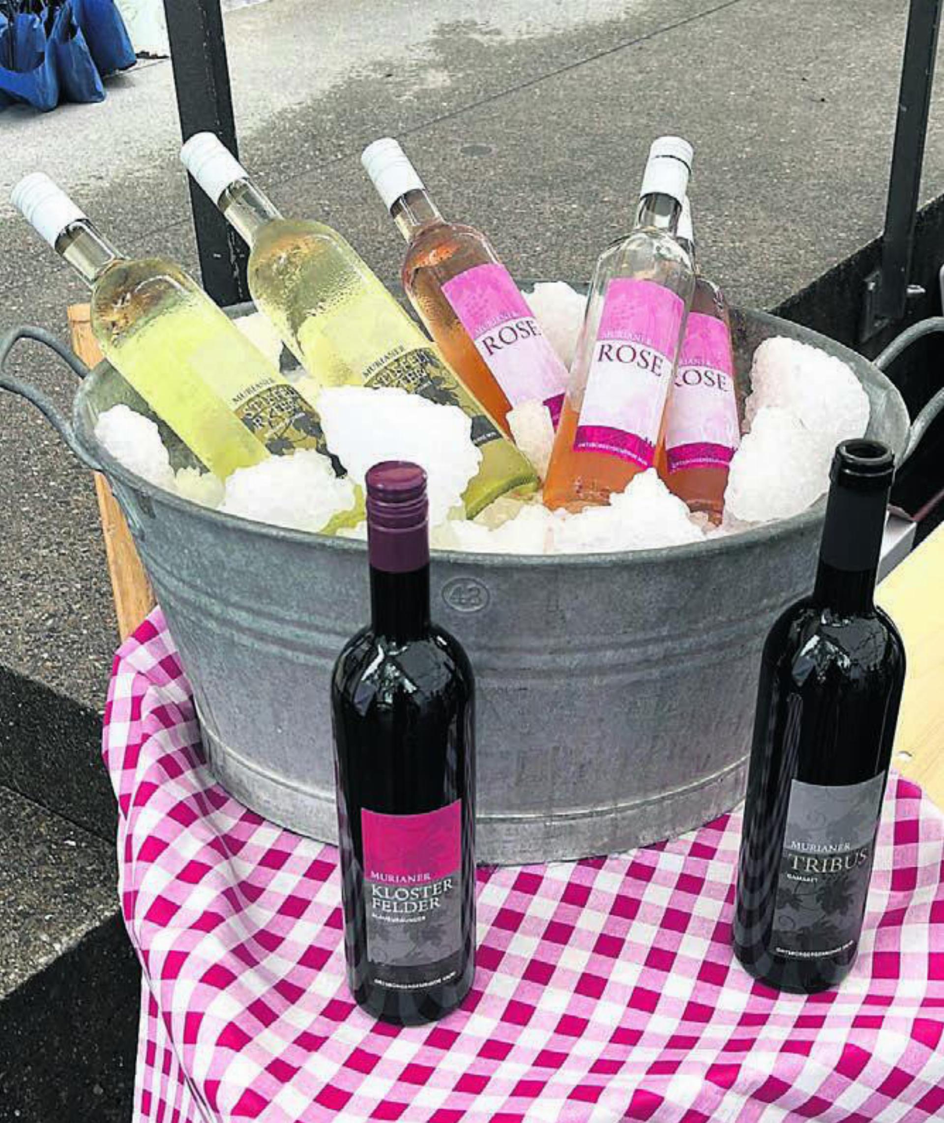 Der erste Rosé aus den Murianer Reben kam sehr gut an.