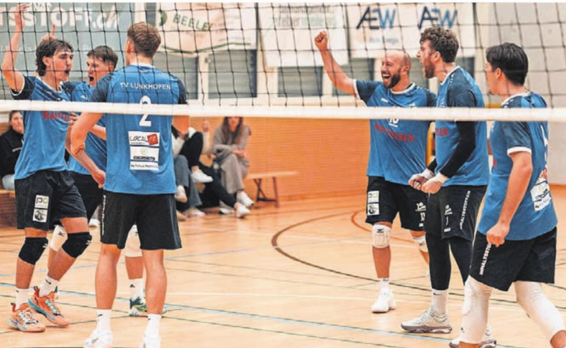 Hat der TV Lunkhofen nach dem Wochenende auch Grund zum Jubeln? Bild: Archiv - Das Bild wird blockiert. – Möglicherweise durch einen aktiven Adblocker.