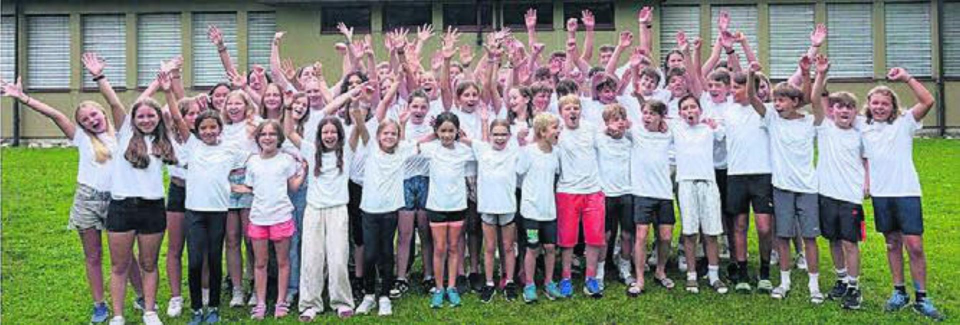 Die Kinder hatten viel Spass – quer durch ganz viele Sportarten. Bild: zg - Das Bild wird blockiert. – Möglicherweise durch einen aktiven Adblocker.