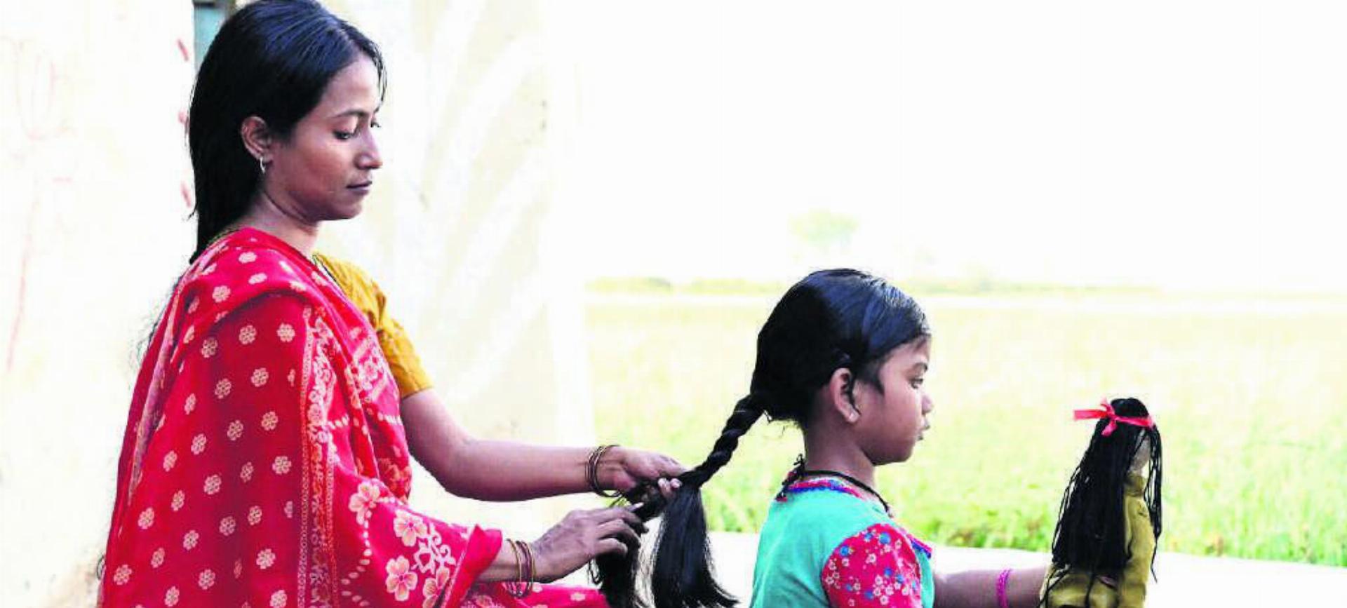 Die Inderin Smita will im Film «La tresse» für ihre Tochter ein besseres Leben. Bild: zg