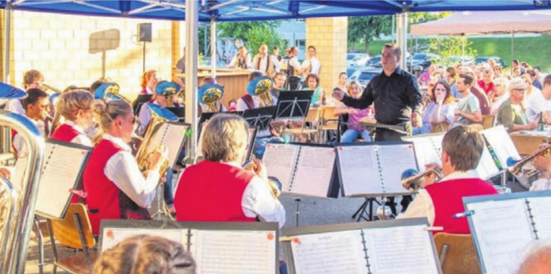 Musikalische Vorfreude – das Sommernachtskonzert in Mühlau steigt bald. Bild: zg