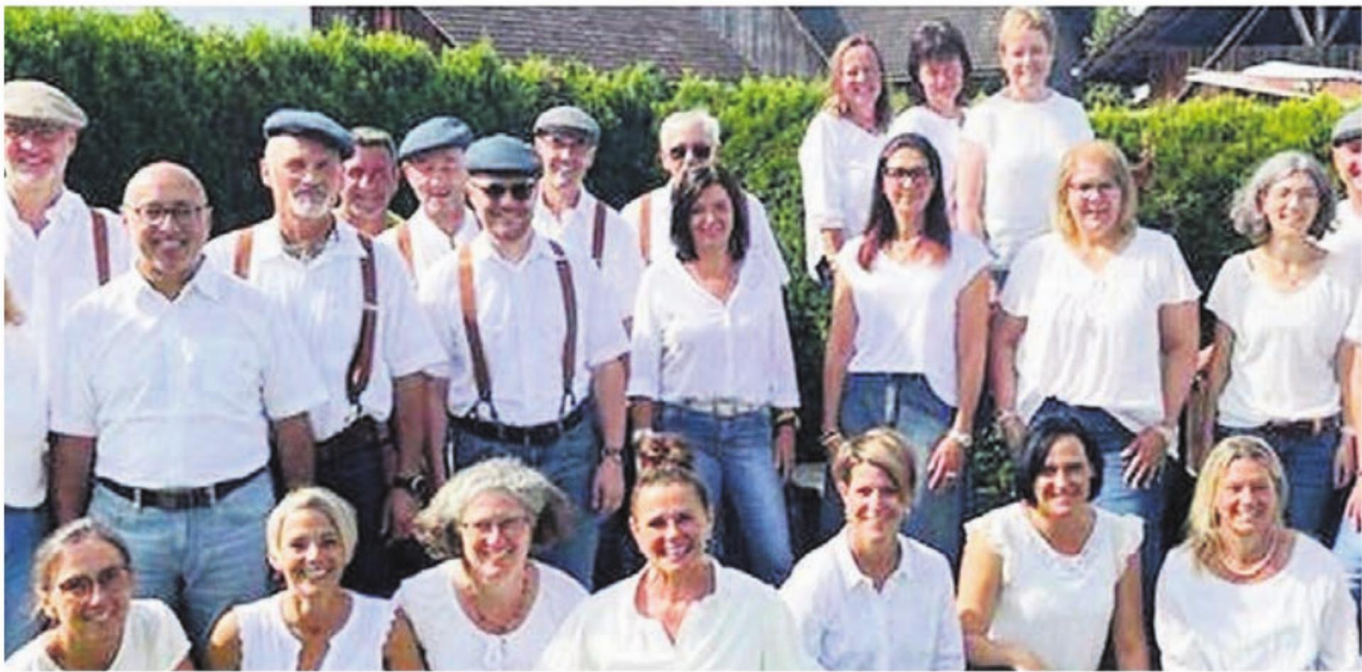 Die Sarmi-Singers waren auch am 850-Jahr-Sarmenstorf-Anlass im Einsatz. Bild: zg - Das Bild wird blockiert. – Möglicherweise durch einen aktiven Adblocker.